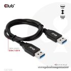 Club 3D kábel - CAC-1409 (USB-A Gen2, M/M, 10Gbps, 3A, 15W, 5V/3A, 0.5m)