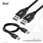 Club 3D kábel - CAC-1409 (USB-A Gen2, M/M, 10Gbps, 3A, 15W, 5V/3A, 0.5m)
