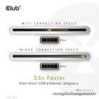 Club 3D Átalakító - CAC-1420 (3.2 USB-A to RJ45, 2.5Gb, M/F)