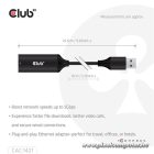 Club 3D Átalakító - CAC-1421 (USB-A to RJ45, 5 GBps, M/F)