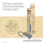 Club 3D Átalakító - CAC-1510-A (3.2 USB-C Gen 1 to DVI-D Dual Link, HDCP OFF, 4K30Hz)