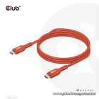 Club 3D Kábel - CAC-1511 (USB2 Type-C, 480Mb, 240W PD EPR, 1m, Bidirektional, USB-IF tanúsítvány)