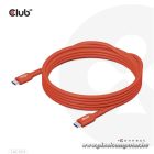 Club 3D Kábel - CAC-1513 (USB2 Type-C Bidirektional, 480Mb/s, PD 240W, USB-IF Certified, 3m)