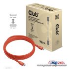 Club 3D Kábel - CAC-1513 (USB2 Type-C Bidirektional, 480Mb/s, PD 240W, USB-IF Certified, 3m)