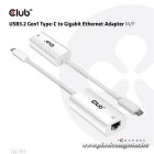 Club 3D Átalakító - CAC-1519 (USB-C (3.2 USB-C Gen 1 to RJ45 1GB Ethernet, aktív)