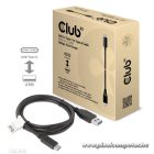 Club 3D Kábel - CAC-1523 (3.1 USB-C Gen 2 to 3.1 USB-A Gen 2, 10Gbps, 60W PD2.0, 1m, Bidirectional, 4K60Hz)
