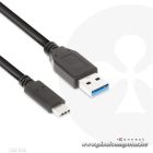 Club 3D Kábel - CAC-1523 (3.1 USB-C Gen 2 to 3.1 USB-A Gen 2, 10Gbps, 60W PD2.0, 1m, Bidirectional, 4K60Hz)