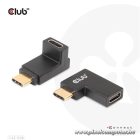 Club 3D Átalakító - CAC-1528 (USB-C Gen 2 to USB-C Gen 2, 90 fokos adapter, 10Gbps, 4k120Hz)