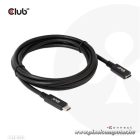Club 3D Kábel - CAC-1529 (USB-C Gen 1 to USB-C, 5Gbps, 60W, 4K60Hz, M/F, 2m)