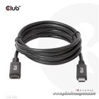 Club 3D Kábel - CAC-1529 (USB-C Gen 1 to USB-C, 5Gbps, 60W, 4K60Hz, M/F, 2m)