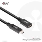 Club 3D Kábel - CAC-1529 (USB-C Gen 1 to USB-C, 5Gbps, 60W, 4K60Hz, M/F, 2m)