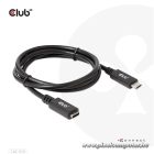 Club 3D Kábel - CAC-1531 (USB-C Gen 1 to USB-C, 5Gbps, 60W, 4K60Hz, M/F, 1m)