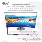 Club 3D Kábel - CAC-1535 (3.2 USB-C Gen 2 to 3.2 USB-C Gen 2, 60W PD, 8K60Hz, Bidirectional, 5m)