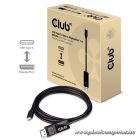 Club 3D Kábel - CAC-1557 (USB-C to DisplayPort 1.4, HDR, 1,8m, 8K60Hz)