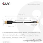 Club 3D Kábel - CAC-1559 (USB-C to DisplayPort 2.1, DP80 Bidirectional, 1m, 8K60Hz)