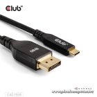 Club 3D Kábel - CAC-1559 (USB-C to DisplayPort 2.1, DP80 Bidirectional, 1m, 8K60Hz)