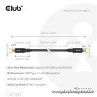 Club 3D Kábel - CAC-1561 (USB-C to Mini DisplayPort 2.1, DP40 Bidirectional, 2m, 8K30Hz)