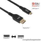 Club 3D Kábel - CAC-1563 (USB-C to DisplayPort 2.1, 8K120Hz, 2m, M/M)