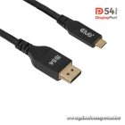 Club 3D Kábel - CAC-1563 (USB-C to DisplayPort 2.1, 8K120Hz, 2m, M/M)