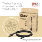 Club 3D Kábel - CAC-1563 (USB-C to DisplayPort 2.1, 8K120Hz, 2m, M/M)