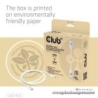 Club 3D Kábel - CAC-1572 (USB4 Type-C, 240W PD, 80Gbps, 8K240Hz, 4K540Hz, Bidirectional, 1,2m, fekete)