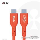 Club 3D Kábel - CAC-1573 (USB2 Type-C, M/M Kétirányú, 480Mb, 240W EPR, 2m)