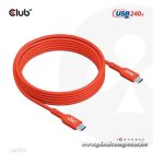 Club 3D Kábel - CAC-1573 (USB2 Type-C, M/M Kétirányú, 480Mb, 240W EPR, 2m)