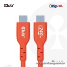 Club 3D Kábel - CAC-1573 (USB2 Type-C, M/M Kétirányú, 480Mb, 240W EPR, 2m)