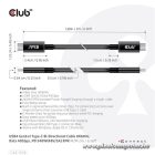 Club 3D Kábel - CAC-1578 (USB4 Type-C Gen 3x2, Bi-directional, 8K60Hz, 40Gbps, 240W PD, EPR, 2m)