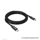 Club 3D Kábel - CAC-1579 (USB4 Type-C Gen 3x2, Bi-directional, 8K60Hz, 40Gbps, 240W PD, EPR, 3m)