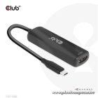 Club 3D Átalakító - CAC-1588 (USB-C Gen 2 to HDMI 4K120Hz, HDR10, DSC 1.2, USB-C 100W PD3.0, aktív)
