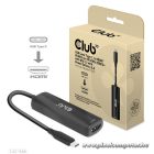 Club 3D Átalakító - CAC-1588 (USB-C Gen 2 to HDMI 4K120Hz, HDR10, DSC 1.2, USB-C 100W PD3.0, aktív)