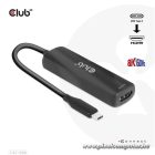Club 3D Átalakító - CAC-1588 (USB-C Gen 2 to HDMI 4K120Hz, HDR10, DSC 1.2, USB-C 100W PD3.0, aktív)