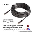 Club 3D Kábel - CAC-1589 (3.2 USB-C Gen 2 to 3.2 USB-C Gen 2, aktív, optikai, 60W PD, 4K60Hz, Bidirectional, 20m)