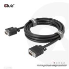 Club 3D Kábel - CAC-1703 (VGA Bidirectional, M/M, 3m, 28AWG, Full HD 1080p)