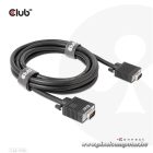 Club 3D Kábel - CAC-1703 (VGA Bidirectional, M/M, 3m, 28AWG, Full HD 1080p)