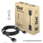 Club 3D Kábel - CAC-1710 (VGA Bidirectional, M/M, 10m, 28AWG, 1080p)