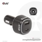 Club 3D Autós Töltő - CAC-1922 (63W, USB-A, USB-C, 12-24V, QC3.0)