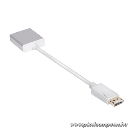 Club 3D Átalakító - CAC-2003 (DisplayPort to VGA, aktív, WUXGA, Plug&Play)