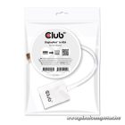 Club 3D Átalakító - CAC-2003 (DisplayPort to VGA, aktív, WUXGA, Plug&Play)