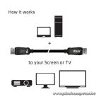 Club 3D Kábel - CAC-2068 (DisplayPort 1.4, M/M, 28AWG, HBR3, VESA tanúsítvánnyal, 8K60Hz, 2m)