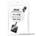 Club 3D Átalakító - CAC-2070 (DisplayPort 1.2 to HDMI 2.0, 4K60Hz UHD, Aktív, 3D támogatás)