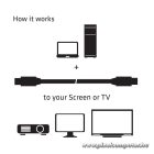 Club 3D Kábel - CAC-2161 (Mini DisplayPort 1.2 M/M, 4K60Hz, HBR2, 2m)