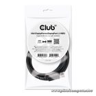 Club 3D Kábel - CAC-2163 (Mini DisplayPort to DisplayPort 1.2, 2m, 4K 60Hz, Bidirektional, 21.6Gbps, zárral)