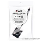 Club 3D Átalakító - CAC-2170 (Mini DisplayPort 1.2 to HDMI 2.0, 4K60Hz, UHD, 3D aktív átalakító)