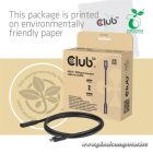 Club 3D Kábel - CAC-2502 (USB-C to USB-C, M/F, 40Gbps, 8K60Hz, 240W, DP 1.4 Alternate Mode, 1m)