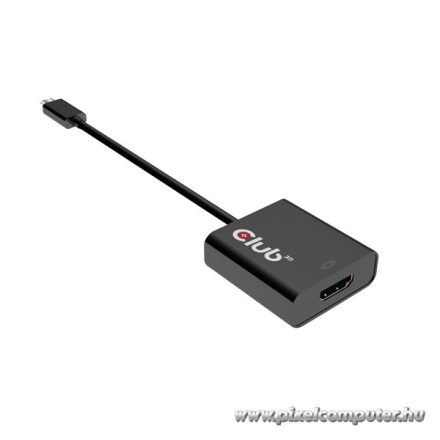 Club 3D Átalakító - CAC-2504 (3.1 USB-C Gen 1 to HDMI 2.0, 4K60Hz, HDR, Aktív)
