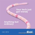 Club 3D Kábel - CAC-3010 (USB-C, PD 240W, 20Gbps, 4K60Hz, pink, M/M, 2m)