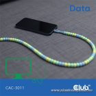 Club 3D Kábel - CAC-3011 (USB-C, PD 240W, 20Gbps, 4K60Hz, kék, M/M, 2m)