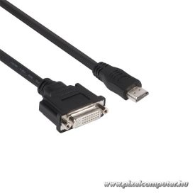   Club 3D Átalakító - CAC-HMD>DFD (HDMI MALE to DVI-D FEMALE, passzív, digitális jelekhez, nincs analóg)